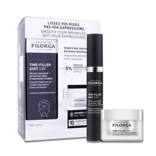 Filorga Time-Filler Shot 5XP Serum - 15ml + Creme - 15ml