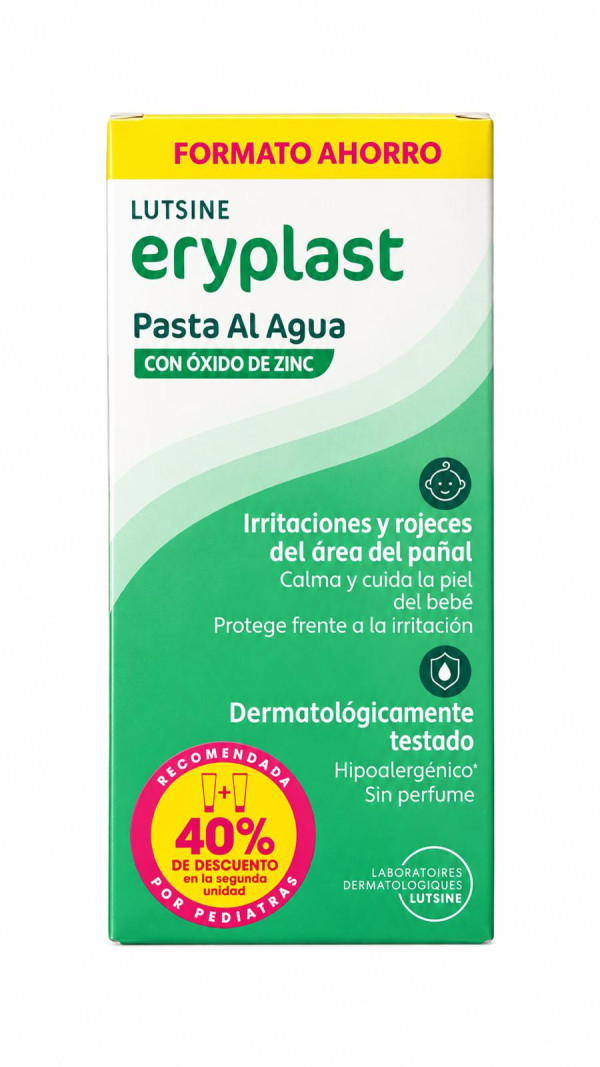 Lutsine Eryplast Pasta Água 75Gx2 - 40%2U