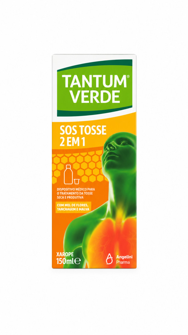 Tantum Verde SOS Tosse 2 em 1 Xarope - 150ml