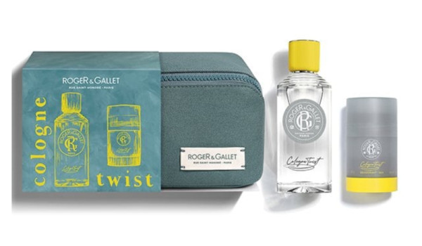 Roger e Gallet Cologne Twist Agua de Colónia 100ml + Desodorizante 50g + Bolsa