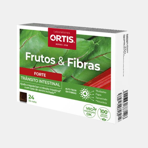 Frutos e Fibras Efeito Rápido  (x24 cubos)