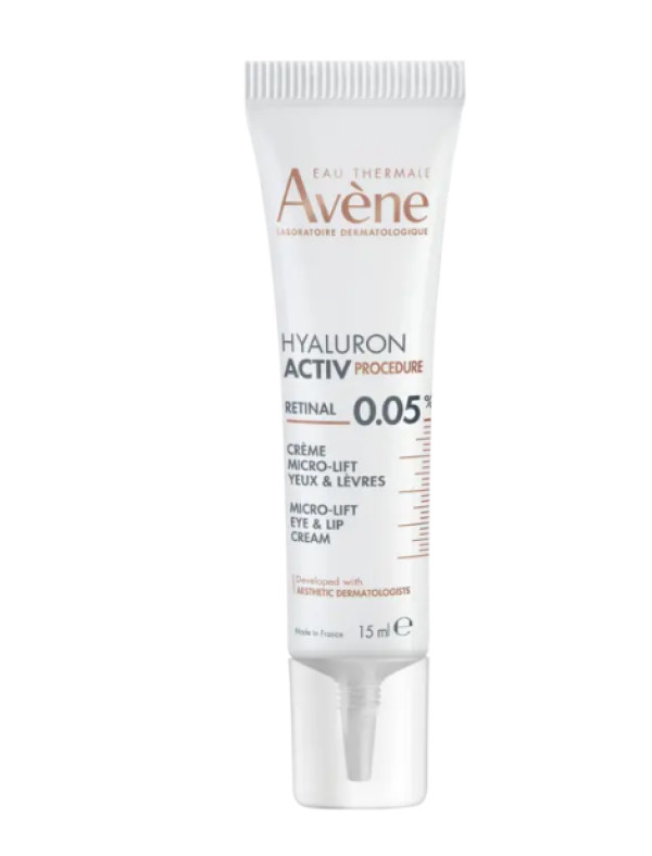 Avène Hyaluron Activ Procedure Creme de Olhos e Lábios Micro-Lift - 0,05% Retinal 15ml