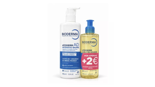 Bioderma Atoderm Intensive Baume - 400ml + Bioderma Atoderm Óleo - 200ml