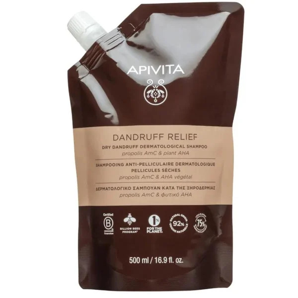 Apivita Capilar Champô Caspa Seca Recarga 500ml