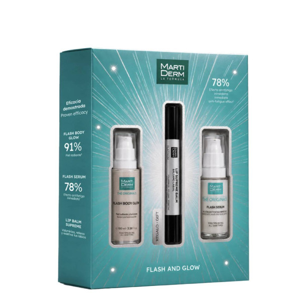 Martiderm Natal Flash + Flash Body + Lip Balm