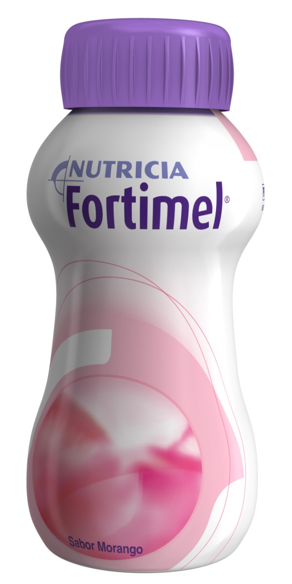 Fortimel Solución Fresa - 200ml (x4 unidades)