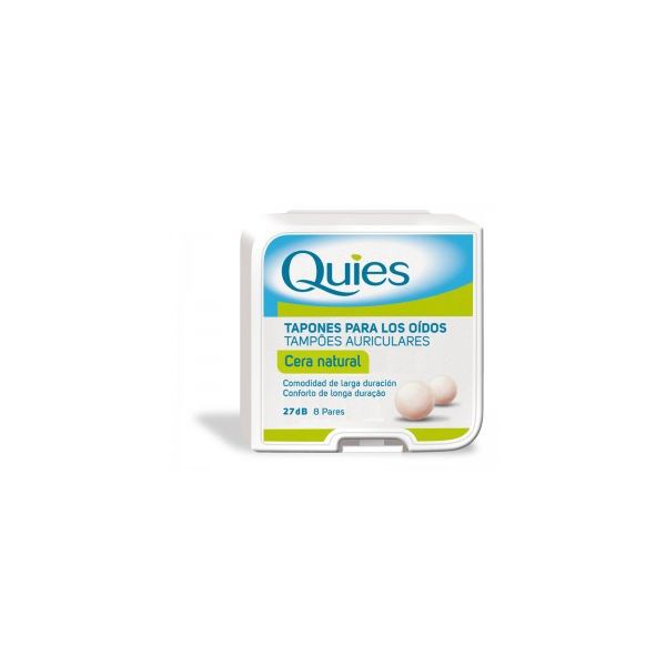 Tapones de Oídos de Cera Natural Quies (x16 unidades)