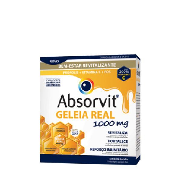 Absorvit Geleia Real Ampolas - 10ml (x20 unidades)