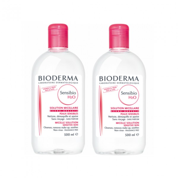 Sensibio Bioderma Solución Micelar H2O 500ml (DUO)