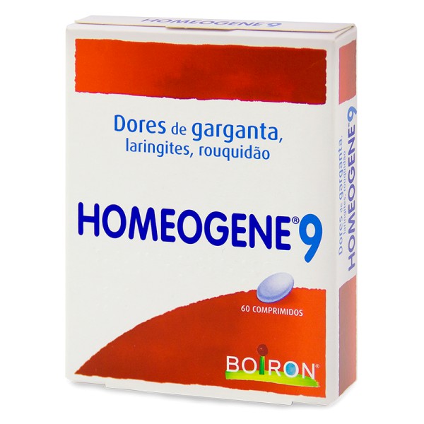 Homeogene 9 Boiron" translates to "Homeogénico 9 Boiron" in Spanish.