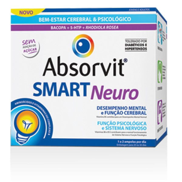 Absorvit Smart Neuro Ampollas - 10ml (x30 unidades)