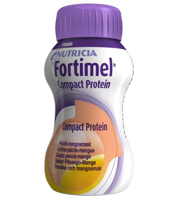 Fortimel Compact Proteína Melocotón/Mango - 125ml (x4 unidades)