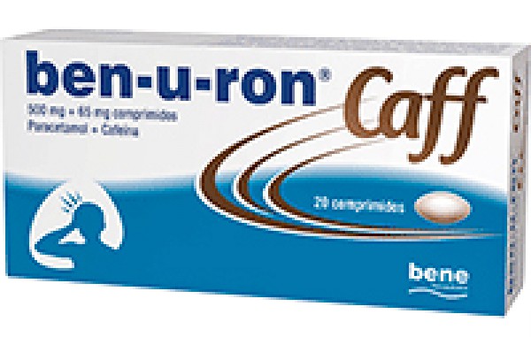 Ben-u-ron Caff, 500/65 mg (x20 comprimidos)"

"Ben-u-ron Caff, 500/65 mg (x20 comprimidos)