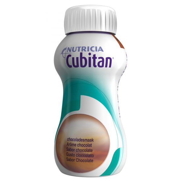 Cubitan Solução Chocolate Frasco - 200ml (x4 unidades)