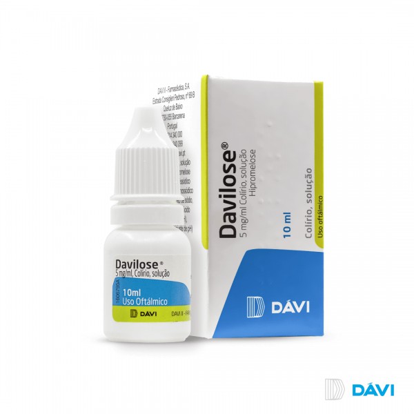 Davilose, 5 mg/mL x 10 solução colirio
