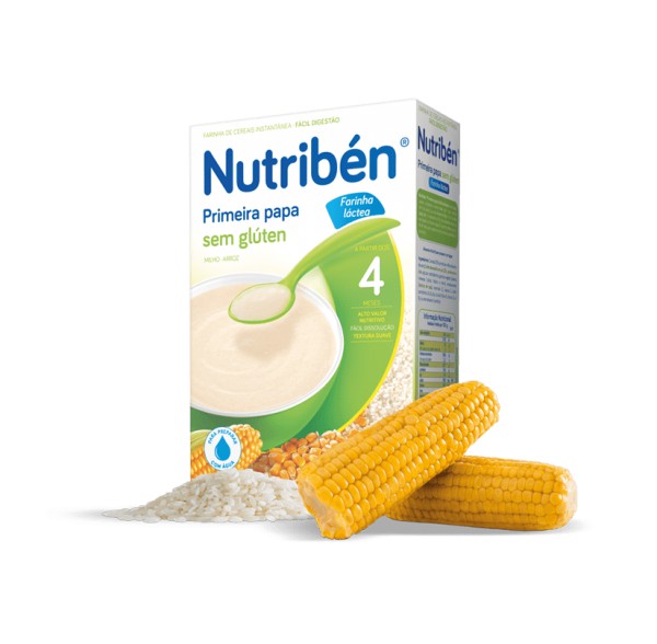 Nutriben Farinhas Primeira Papa (Láctea s/ Glúten) - 600g