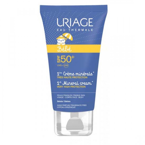 Uriage Bebe 1ºCreme Mineral SPF50+ - 50ml