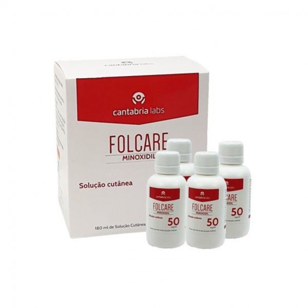Folcare, 50 mg/mL-60 mL x 4 solução cutanea