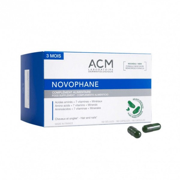 Novophane cápsulas Cabello / Uñas (x180 unidades)