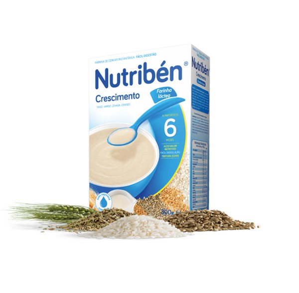 Nutribén Harinas Crecimiento (Láctea) - 300g (x2 unidades)