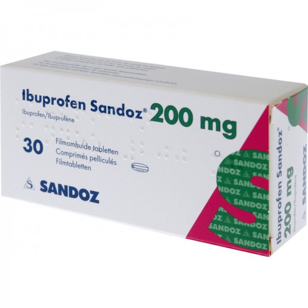 Ibuprofeno Sandoz MG 200mg (x20 comprimidos)