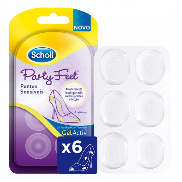 Scholl Gelactiv Party Feet Pontos Sensiveis