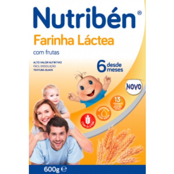 Nutriben Farinha_ Frutas (Láctea) - 600g