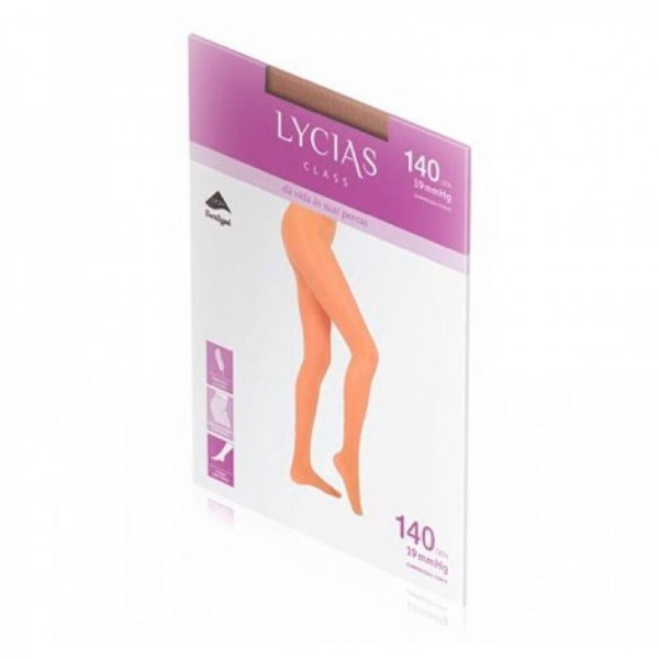 Lycias  Comfort Collants_ 140_ Tamanho 3_ Cor Nudo