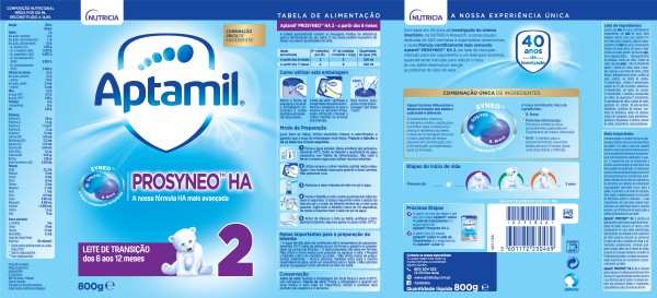 Aptamil Prosyneo HA 2 Leche Transición - 800g