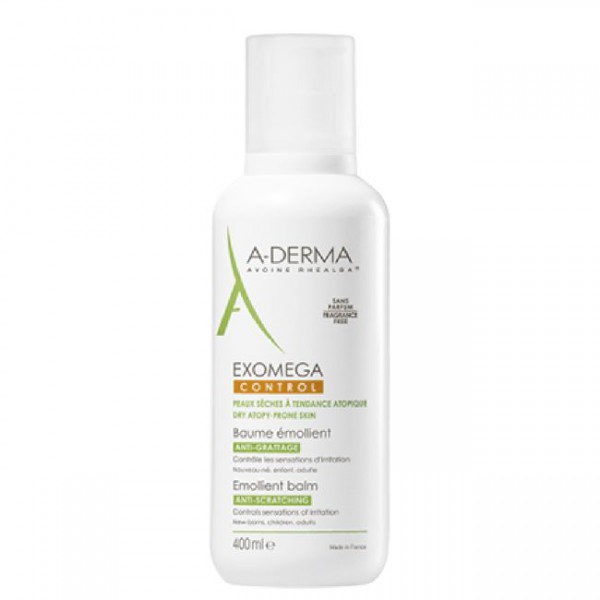 A-Derma Exomega Control Bálsamo Emoliente - 400ml" 

"A-Derma Exomega Control Bálsamo Emoliente - 400ml