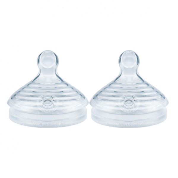 Nuk Nature Sense Tetina Silicona_ Tamaño 1_ 0-6 Meses_Flujo Medio (x2 unidades)