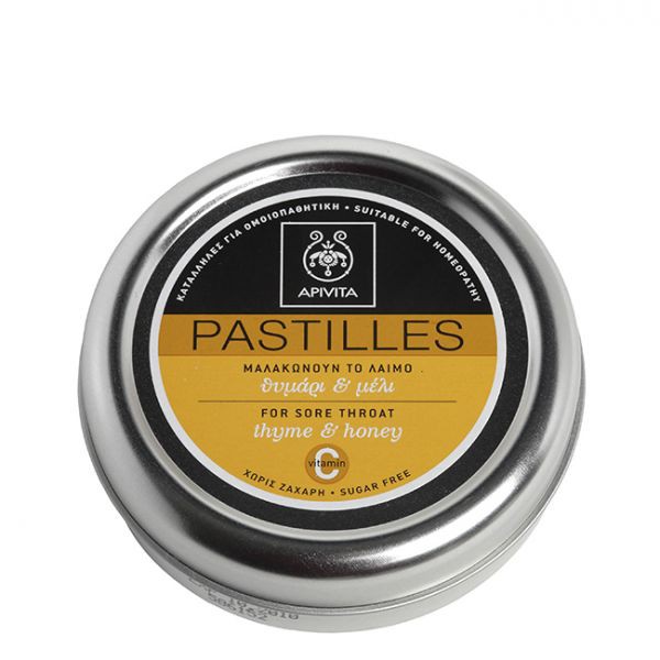 Apivita Tomillo Miel Pastillas - 45g