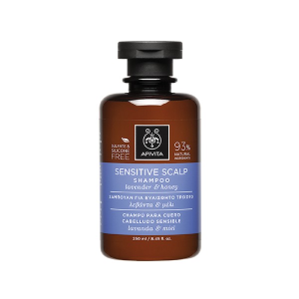 Apivita Champô Couro Cabeludo Sensível - 250ml