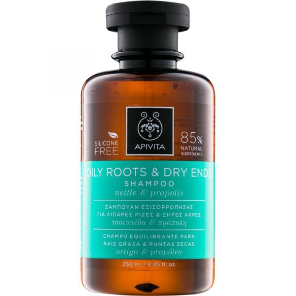 Apivita Champô Raiz Oleosas e  Pontas Secas - 250ml