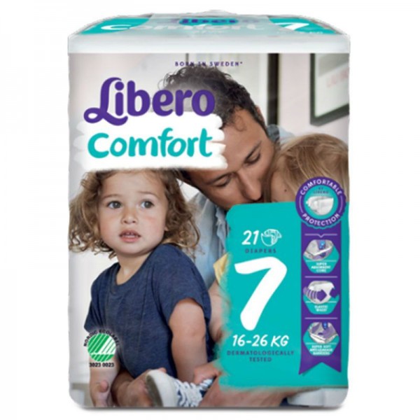 Libero Comfort _ Talla 7_ Pañales_ 16-26kg