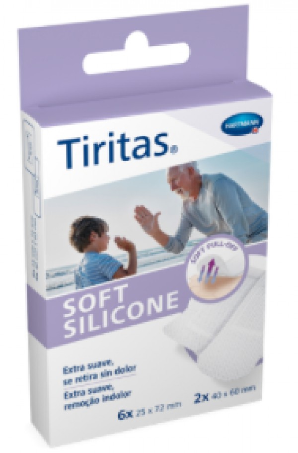 Tiritas Soft Silicone Pensos Sortidos (x8 unidades)
