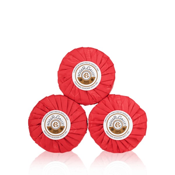 Roger & Gallet Fleur Figuier Sabonete Viagem - 100g (x3 unidades)