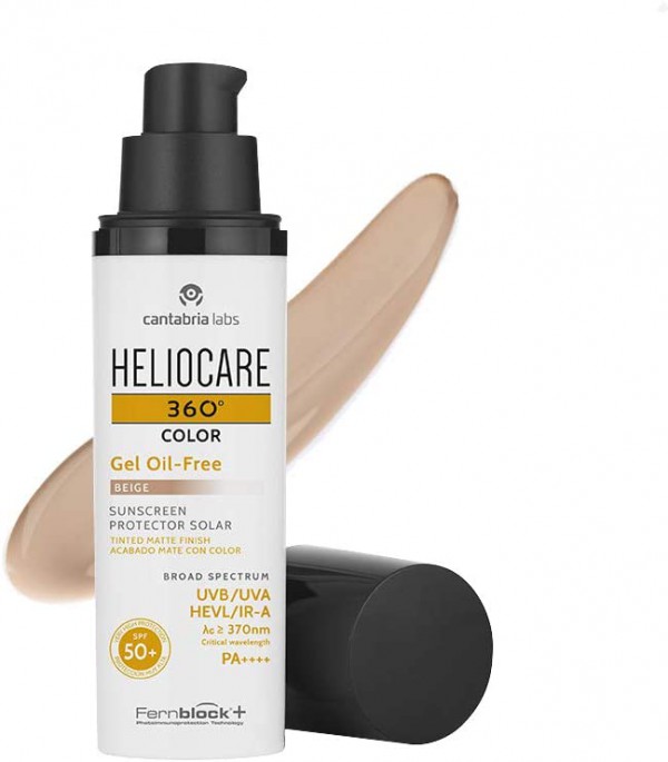 Heliocare 360º Oilfree Gel SPF50+ Color Beige - 50 ml
