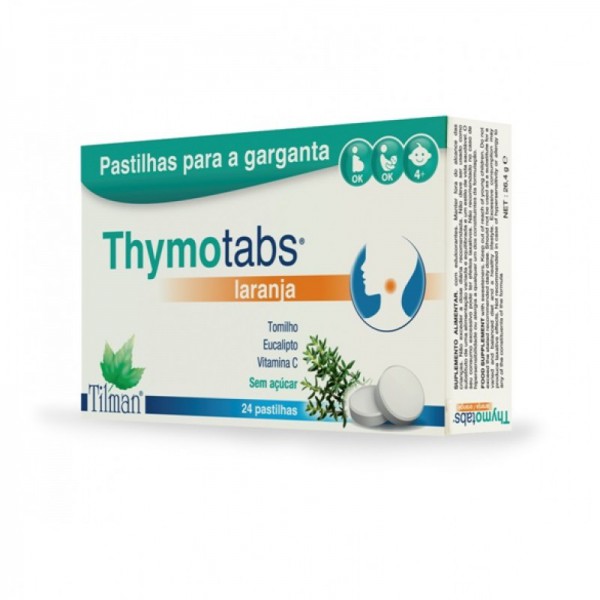 Tilman Thymotabs Laranja Pastilhas Garganta (x24 unidades)