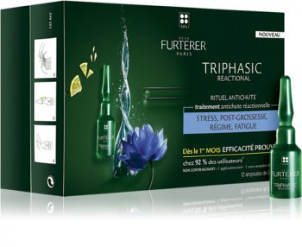 Rene Furterer Antiqueda Triphasic Reacional Ampolas (x12 unidades)