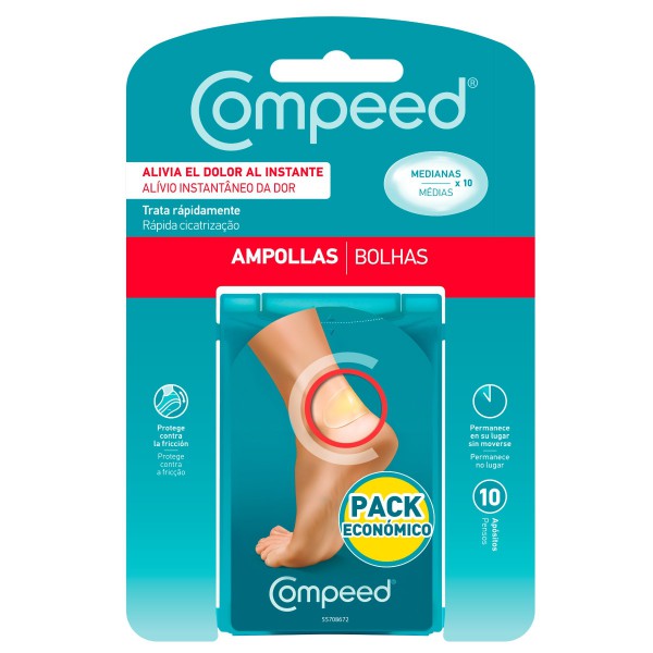 Compeed Apósito para Ampollas MEDIO (x10 unidades)