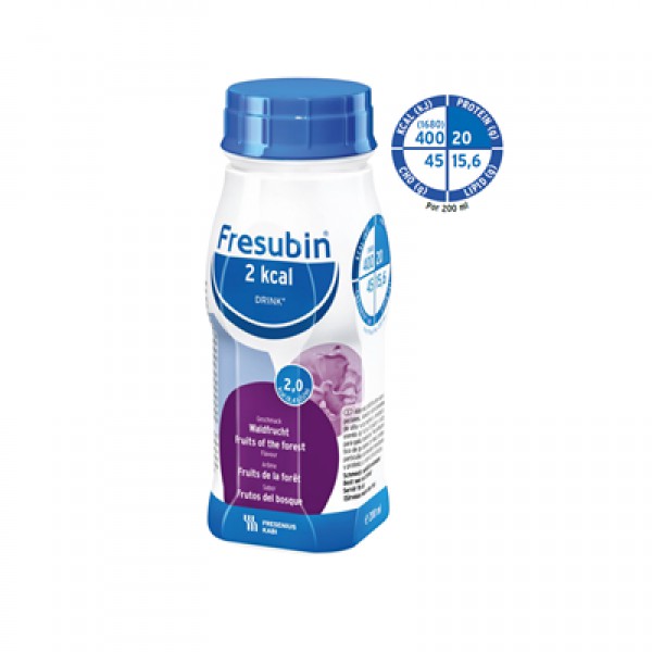 Fresubin 2kcal _Solução FRUTOS SILVESTRES - 200ml (x4 unidades )